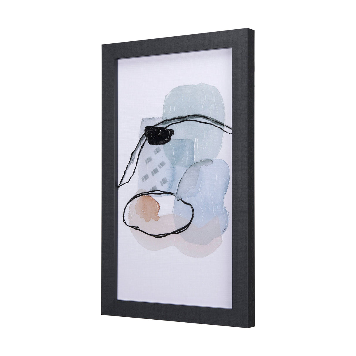 A Cloudy Afternoon II by Mercana Studio a Hand Embellished Textured Framed Art Print by Mercana at Eve Furniture