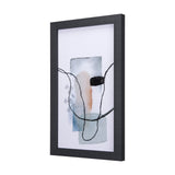 A Cloudy Afternoon III by Mercana Studio a Hand Embellished Textured Framed Art Print by Mercana at Eve Furniture
