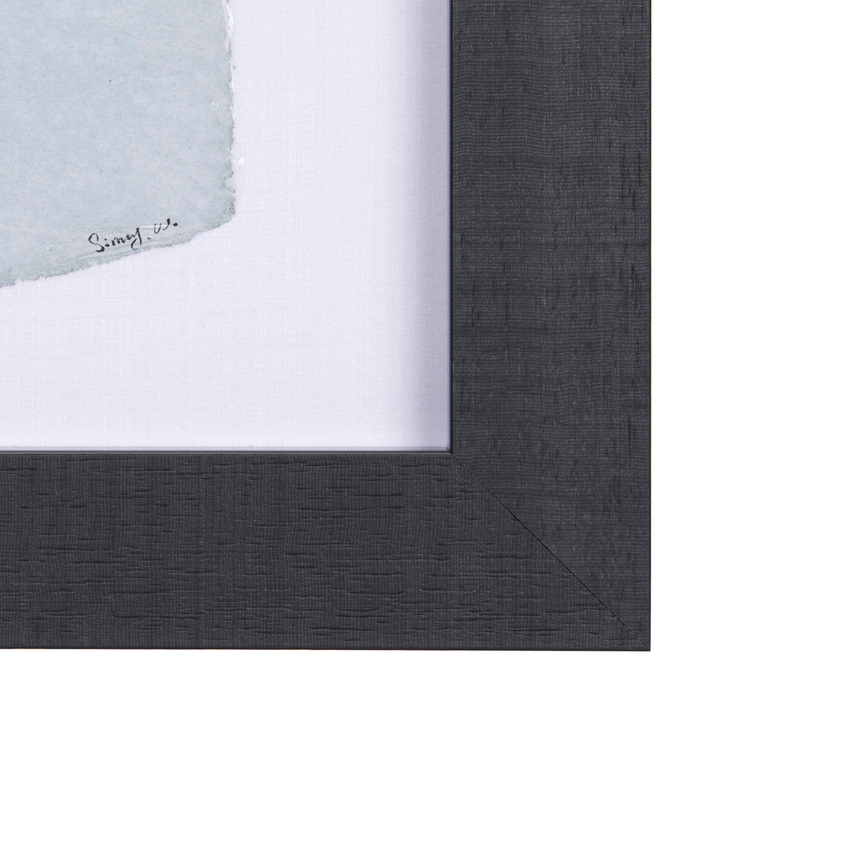 A Cloudy Afternoon III by Mercana Studio a Hand Embellished Textured Framed Art Print by Mercana at Eve Furniture