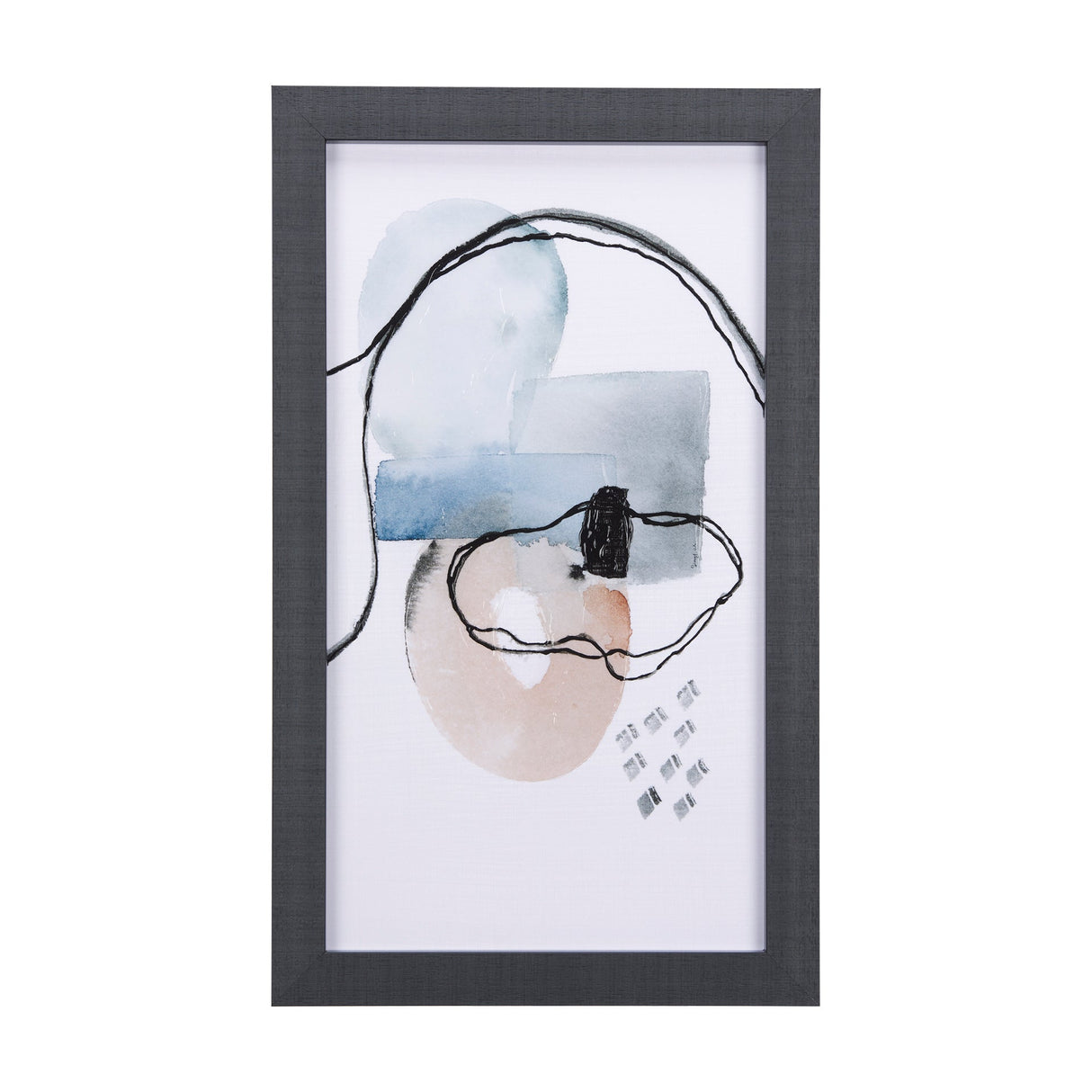 A Cloudy Afternoon IV by Mercana Studio a Hand Embellished Textured Framed Art Print by Mercana at Eve Furniture