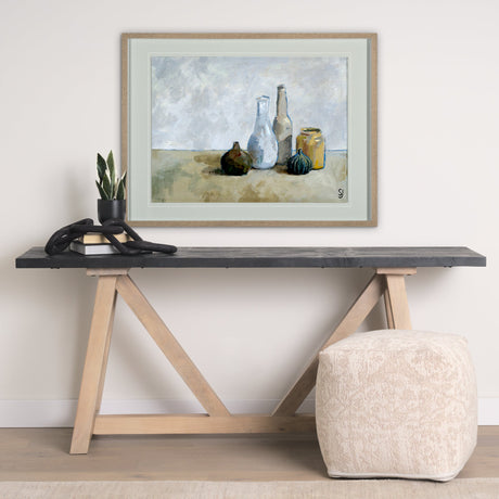 A Collection of Bottles by Steven Johnson Hand Embellished Framed Art Photo Matted under Glass by Mercana at Eve Furniture