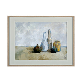 A Collection of Bottles by Steven Johnson Hand Embellished Framed Art Photo Matted under Glass by Mercana at Eve Furniture