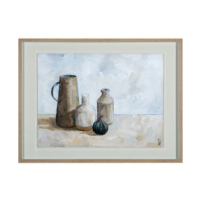 A Collection of Jars by Steven Johnson Hand Embellished Textured Framed Art Photo Matted under Glass by Mercana at Eve Furniture
