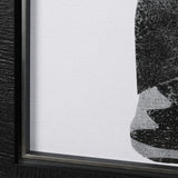 A Dancing Night I by Mercana Studio a Hand Embellished Textured Framed Art Print Matted under Glass by Mercana at Eve Furniture