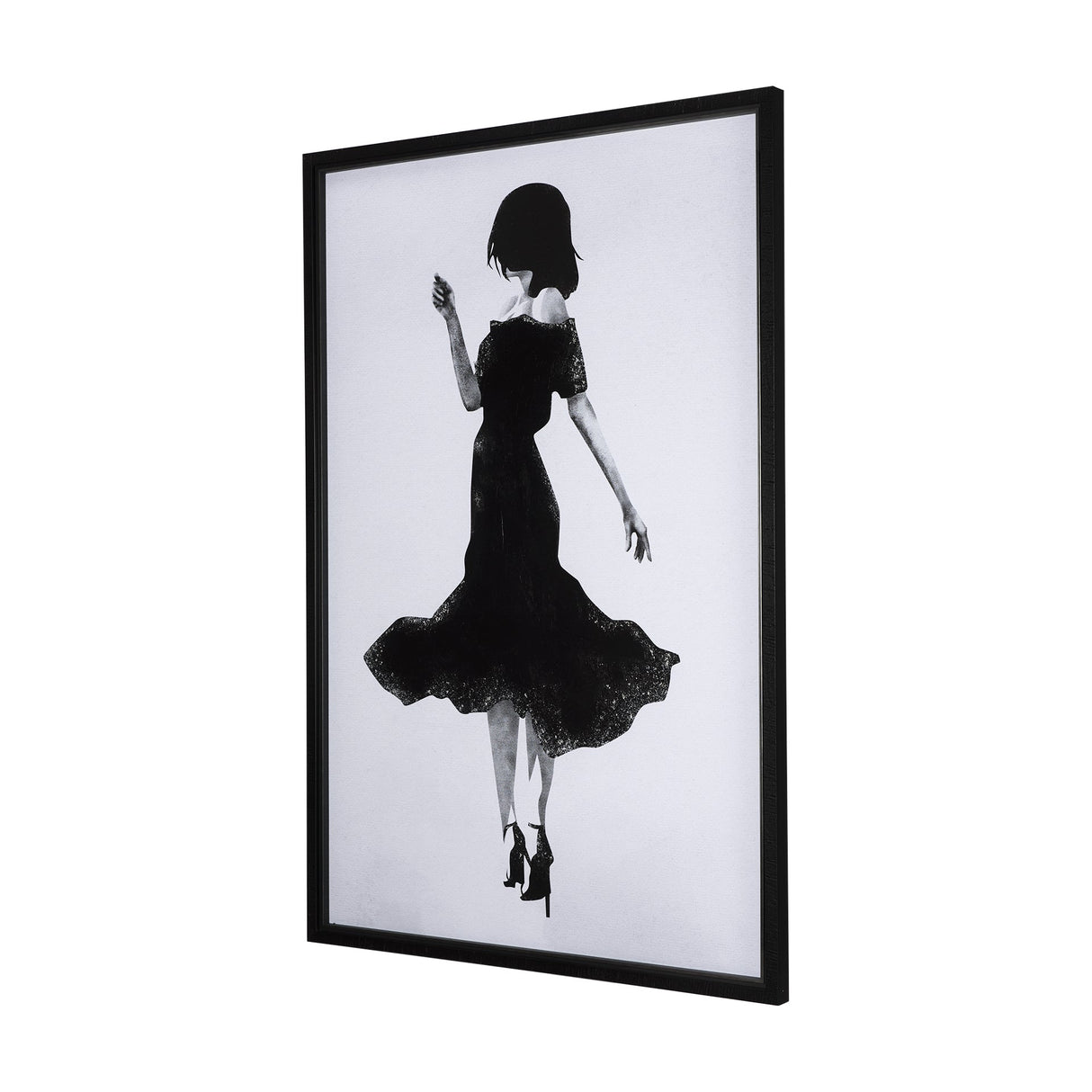 A Dancing Night II by Mercana Studio a Hand Embellished Textured Framed Art Print Matted under Glass by Mercana at Eve Furniture