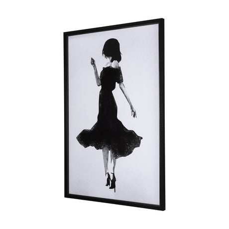 A Dancing Night II by Mercana Studio a Hand Embellished Textured Framed Art Print Matted under Glass by Mercana at Eve Furniture