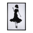 A Dancing Night II by Mercana Studio a Hand Embellished Textured Framed Art Print Matted under Glass by Mercana at Eve Furniture