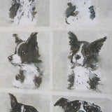 A Dogs Many Faces by Mercana Studio Hand-Embellished Framed Artwork Matted under Glass by Mercana at Eve Furniture
