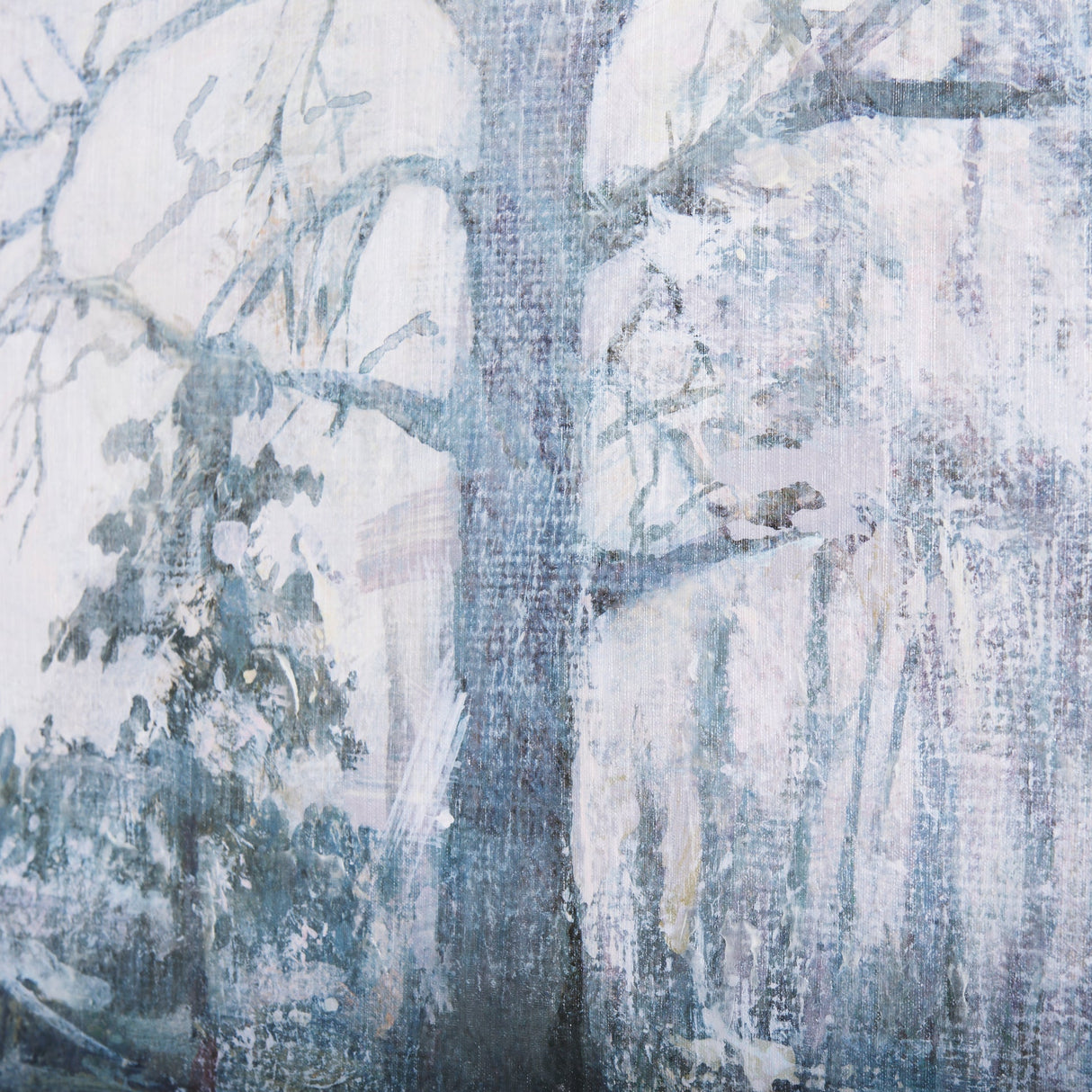 A Fresh Winter Morning I by Mercana Studio a Hand Embellished Textured Canvas by Mercana at Eve Furniture