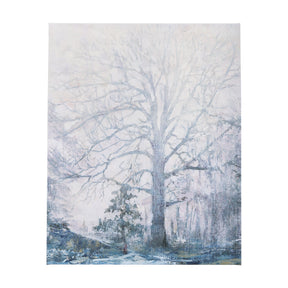 A Fresh Winter Morning I by Mercana Studio a Hand Embellished Textured Canvas by Mercana at Eve Furniture