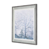 A Fresh Winter Morning I by Mercana Studio Hand Embellished Framed Art Print Matted under Glass by Mercana at Eve Furniture