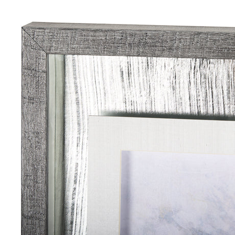 A Fresh Winter Morning I by Mercana Studio Hand Embellished Framed Art Print Matted under Glass by Mercana at Eve Furniture