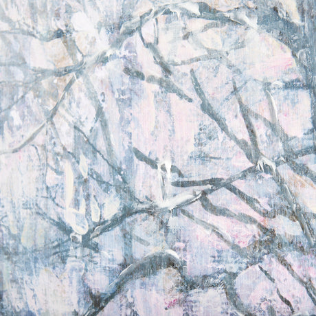 A Fresh Winter Morning II by Mercana Studio a Hand Embellished Textured Canvas by Mercana at Eve Furniture