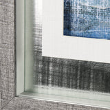 A Fresh Winter Morning II by Mercana Studio Hand Embellished Framed Art Print Matted under Glass by Mercana at Eve Furniture