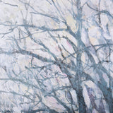 A Fresh Winter Morning II by Mercana Studio Hand Embellished Framed Art Print Matted under Glass by Mercana at Eve Furniture