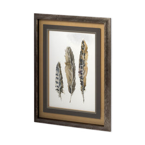 A light Touch I by Rebecca Meyers a Hand Embellished Textured Framed Art Print Matted under Glass by Mercana at Eve Furniture
