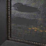 A River Landscape with Storks by Charles-Francois Daubigny Textured Framed Artwork Matted by Mercana at Eve Furniture