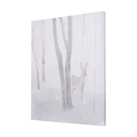 A Winter Day in Forest I by Mercana Studio a Hand Embellished Textured Canvas by Mercana at Eve Furniture