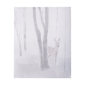 A Winter Day in Forest I by Mercana Studio a Hand Embellished Textured Canvas by Mercana at Eve Furniture