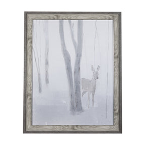A Winter Day in Forest I by Mercana Studio Hand Embellished Framed Art Print Matted under Glass by Mercana at Eve Furniture