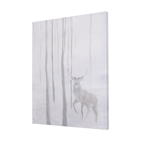 A Winter Day in Forest II by Mercana Studio a Hand Embellished Textured Canvas by Mercana at Eve Furniture