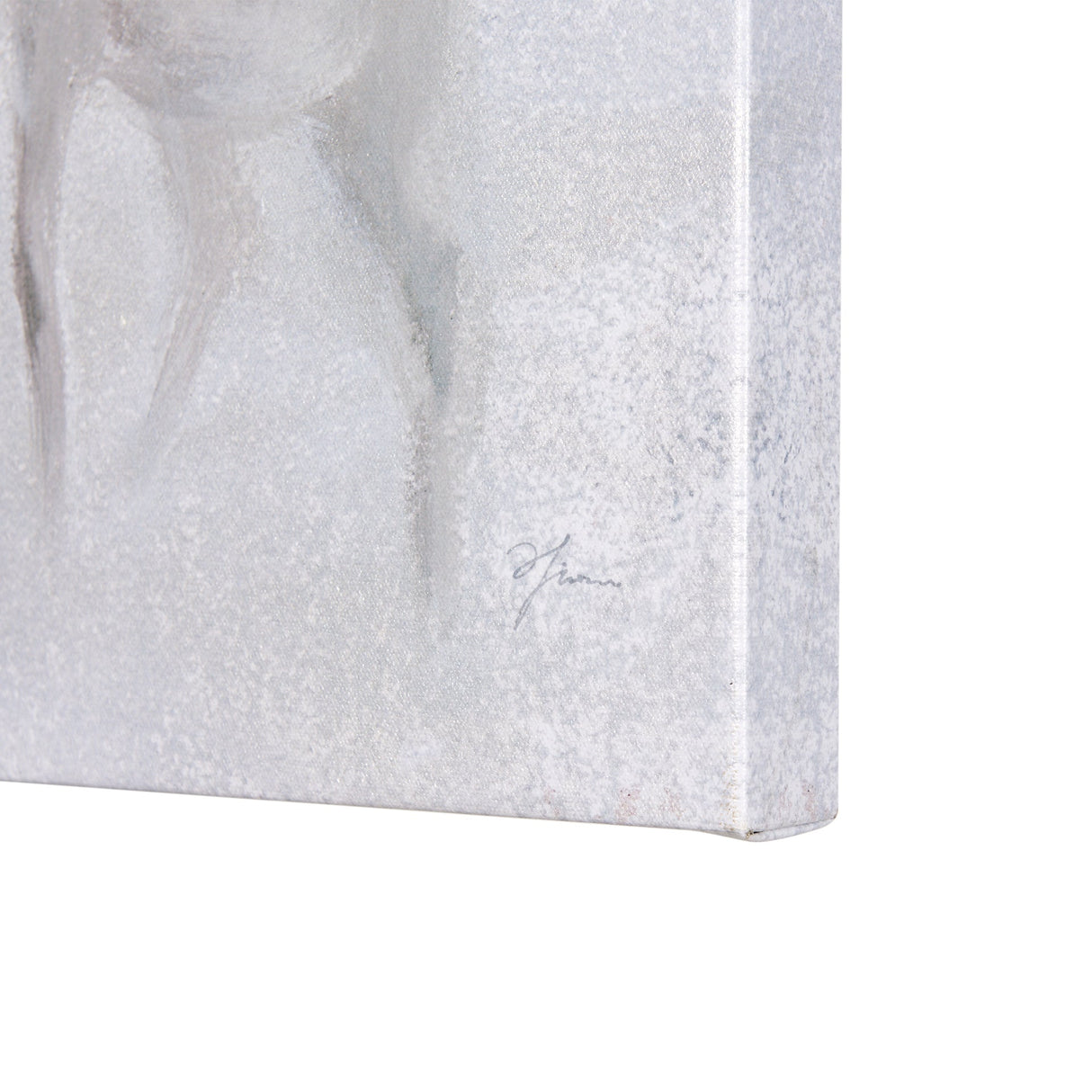 A Winter Day in Forest II by Mercana Studio a Hand Embellished Textured Canvas by Mercana at Eve Furniture