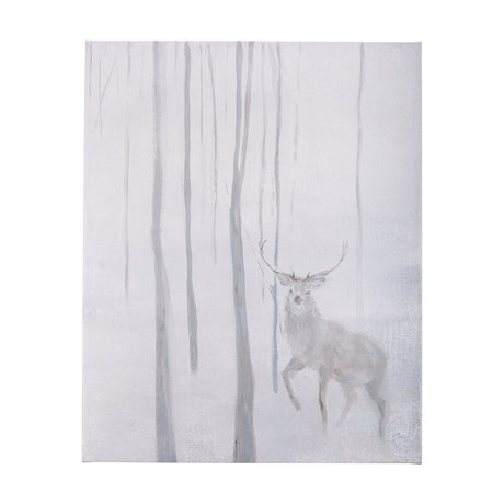 A Winter Day in Forest II by Mercana Studio a Hand Embellished Textured Canvas by Mercana at Eve Furniture