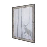 A Winter Day in Forest II by Mercana Studio Hand Embellished Framed Art Print Matted under Glass by Mercana at Eve Furniture