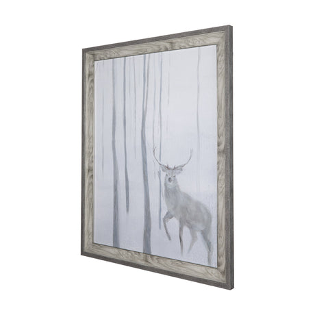 A Winter Day in Forest II by Mercana Studio Hand Embellished Framed Art Print Matted under Glass by Mercana at Eve Furniture