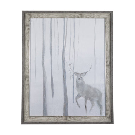 A Winter Day in Forest II by Mercana Studio Hand Embellished Framed Art Print Matted under Glass by Mercana at Eve Furniture
