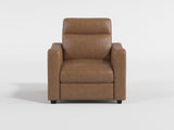 Equinox Brown Power Reclining Chair with Curved Track Arms by Homelegance at Eve Furniture
