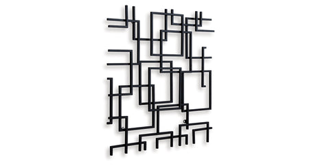 Aadanton Black Wall Decor by Ashley at Eve Furniture