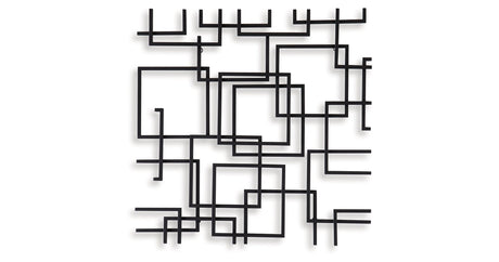 Aadanton Black Wall Decor by Ashley at Eve Furniture