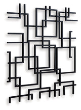 Aadanton Black Wall Decor by Ashley at Eve Furniture