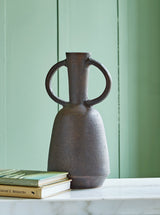 Aadeen Distressed Brown Vase