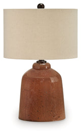 Aaleahya Rust Table Lamp by Ashley at Eve Furniture