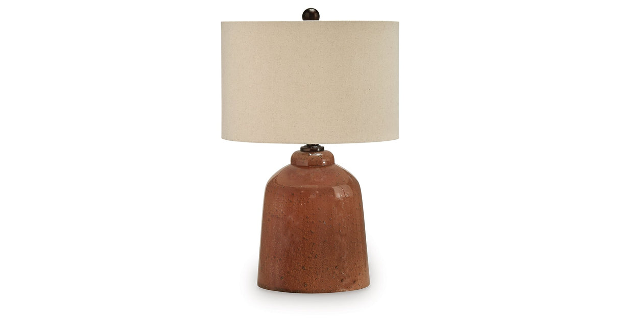 Aaleahya Rust Table Lamp by Ashley at Eve Furniture