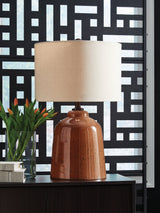 Aaleahya Rust Table Lamp by Ashley at Eve Furniture
