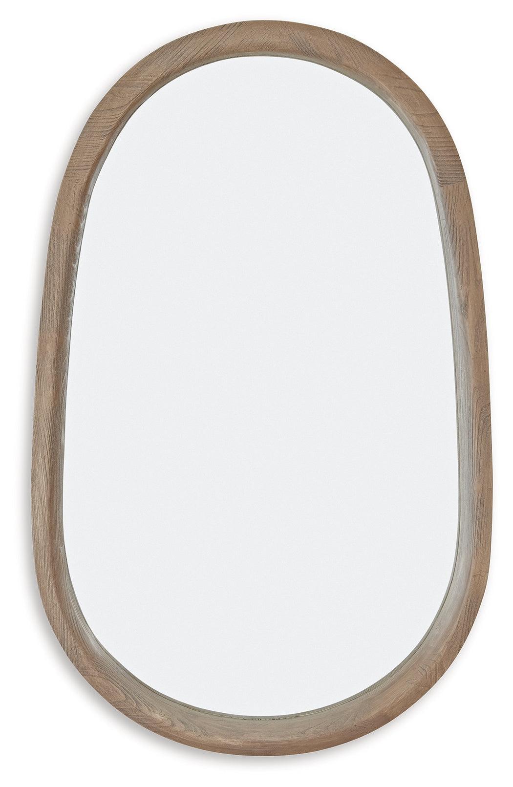Aarilynn Antique Brown Accent Mirror by Ashley at Eve Furniture