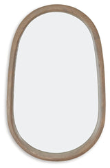 Aarilynn Antique Brown Accent Mirror by Ashley at Eve Furniture