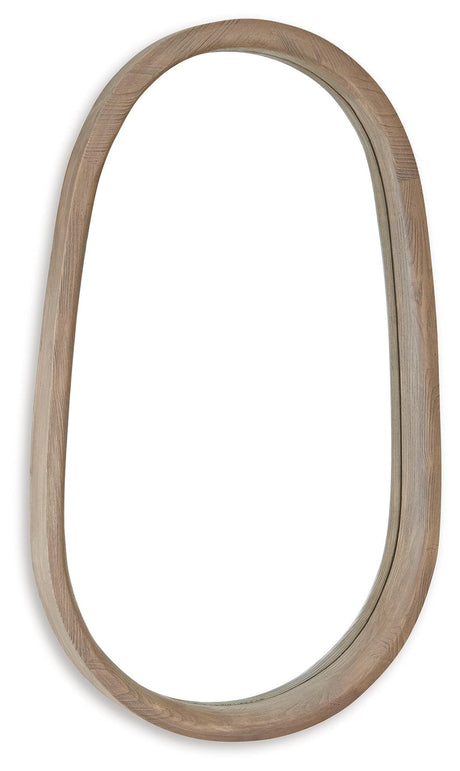 Aarilynn Antique Brown Accent Mirror by Ashley at Eve Furniture