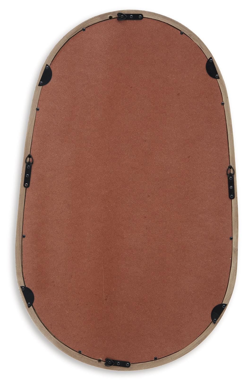 Aarilynn Antique Brown Accent Mirror by Ashley at Eve Furniture