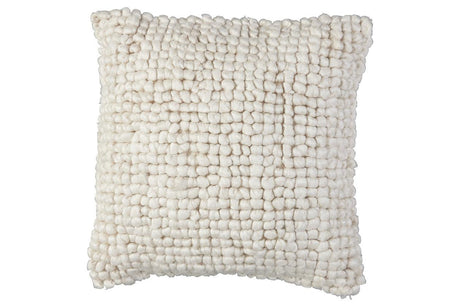 Aavie Ivory Pillow by Ashley at Eve Furniture