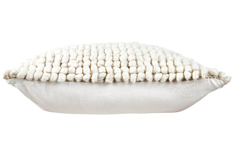 Aavie Ivory Pillow by Ashley at Eve Furniture