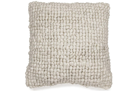 Aavie Ivory Pillow by Ashley at Eve Furniture