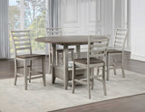 Abacus 5-Piece Counter Drop-Leaf Dining Set(Table & 4 Chairs)