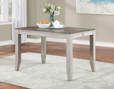 Abacus 54-inch w/18-inch Butterfly Leaf Counter Table by Steve Silver at Eve Furniture