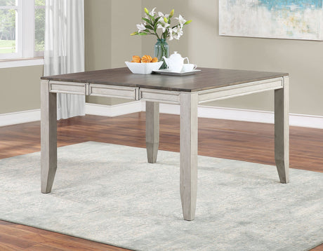 Abacus Smoky Alabaster/Putty Counter Height Dining Set by Steve Silver at Eve Furniture