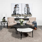 Abandoned Grain Elevator I by Mercana Studio a Hand Embellished Textured Canvas by Mercana at Eve Furniture