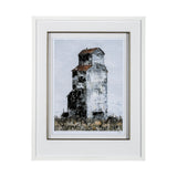 Abandoned Grain Elevator I by Mercana Studio Hand Embellished Framed Art Print Matted under Glass by Mercana at Eve Furniture